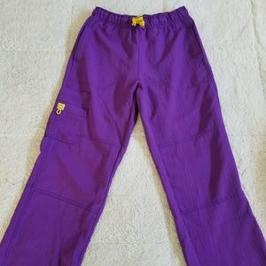 Wink Purple Scrubs bottoms